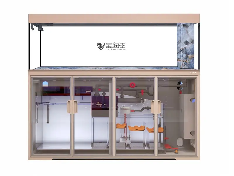 White background shot of GL-12 bottom sump with dual-layer dry/wet separation and backwash sedimentation chamber